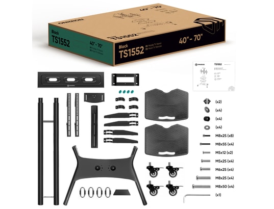 ONKRON - Pied de sol Support TV mobile 40