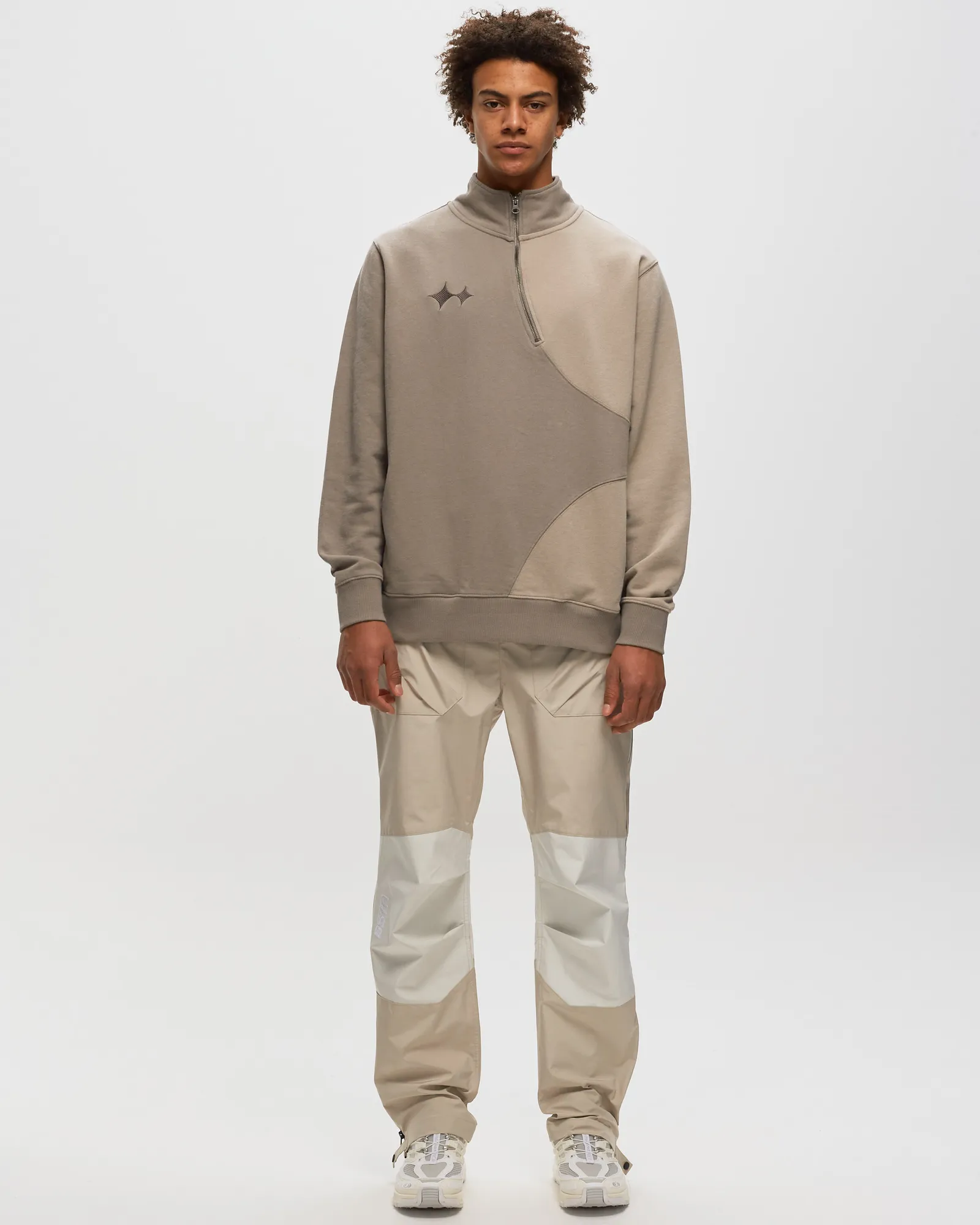 BSTN Brand Two Tone Halfzip