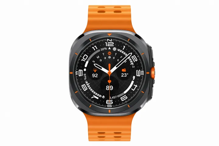 Samsung | Galaxy Watch Ultra - Titanium Gray (Orange strap)