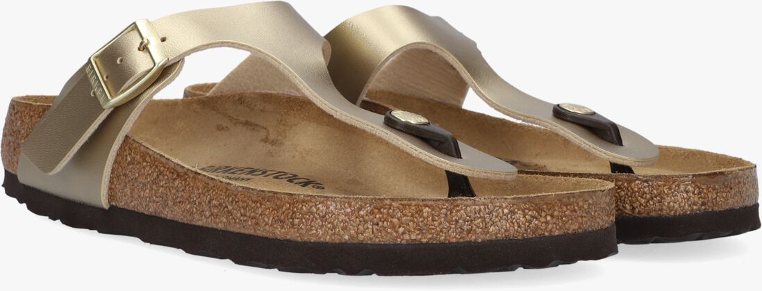 BIRKENSTOCK gouden birkenstock teenslippers gizeh dames