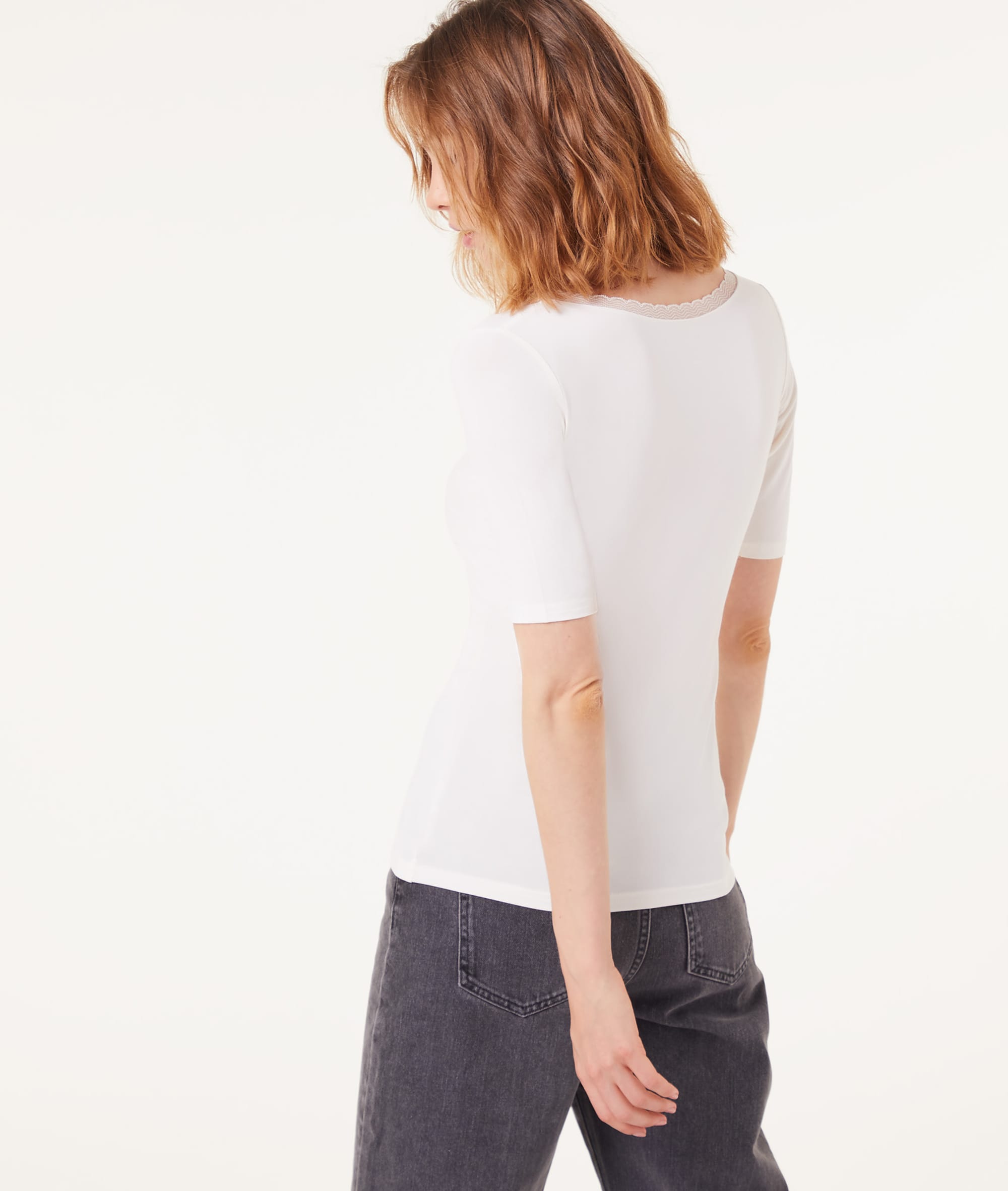 T-shirt manches courtes maille thermique