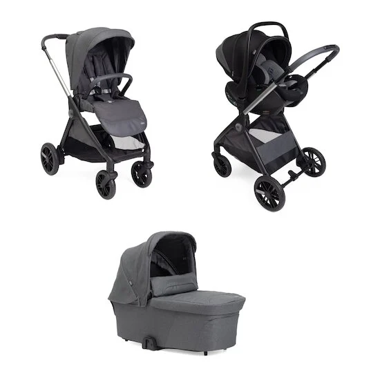 Pack Trio Poussette Bellagio   Black Satin        de               Chicco