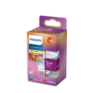 Philips LED spot GU5.3 35W warmglow dimbaar