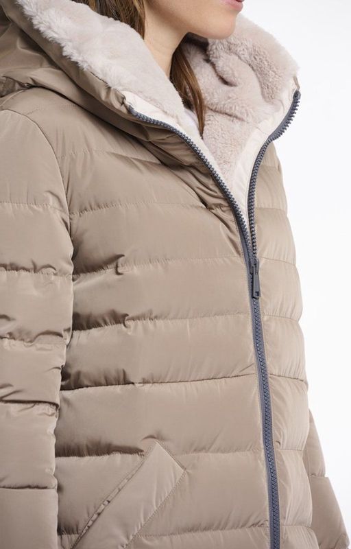 Rino&Pelle - Keila - Faux-fur Jas - Groen