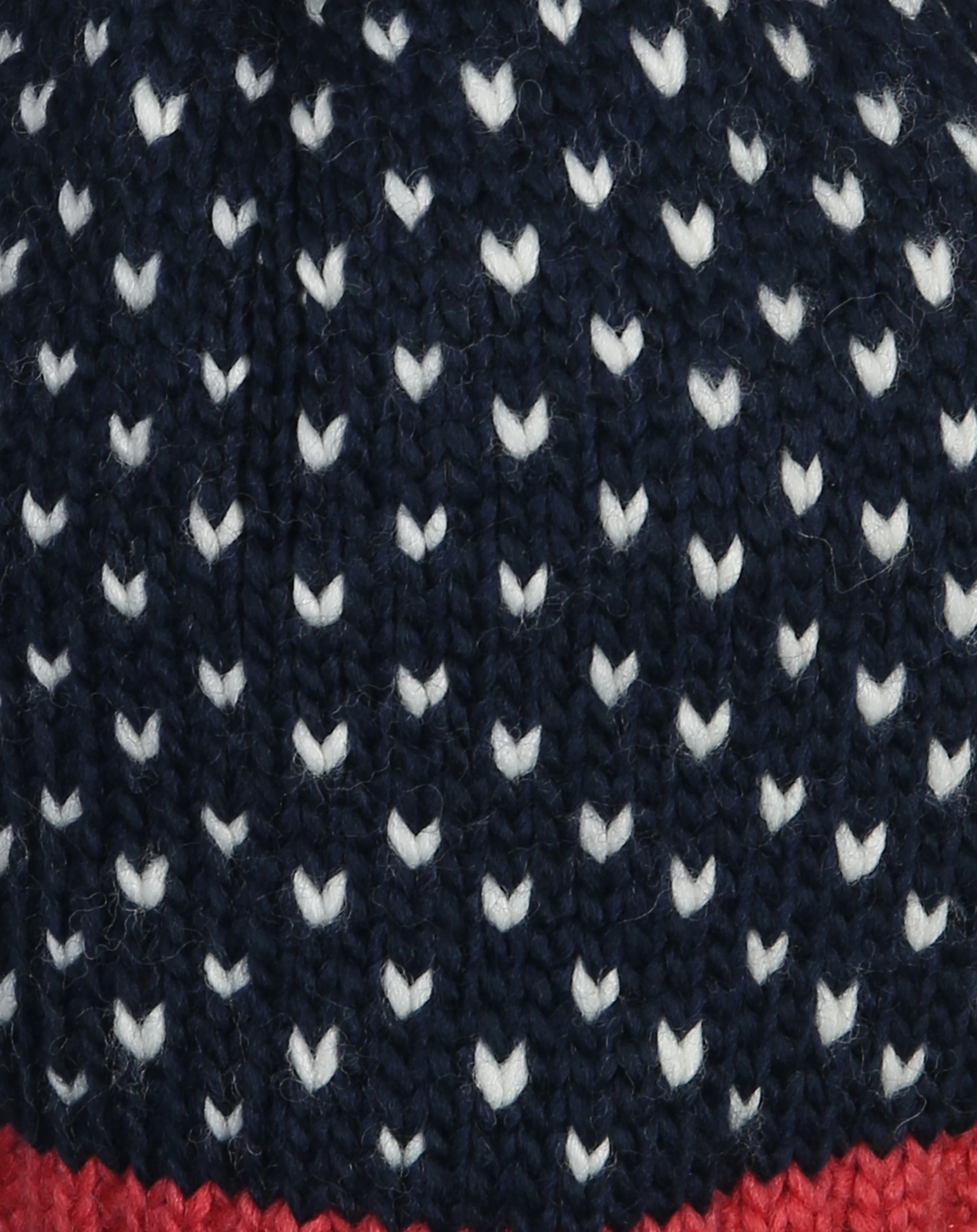 Strickmütze PEKONI in navy/rose