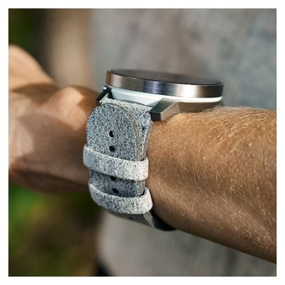 Bracelet de Montre Microfibre Suunto Urban 5 22mm Stone Gray - Gris