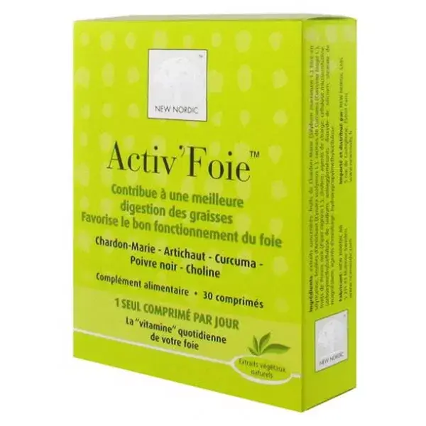 New Nordic Activ' Liver 30 comprimidos
