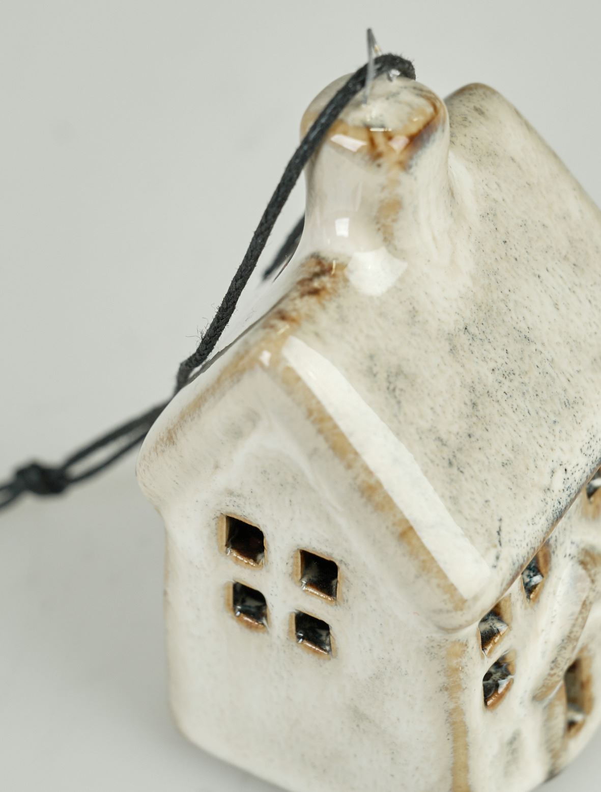 Juletrepynt beige - 5x3,5x7 cm