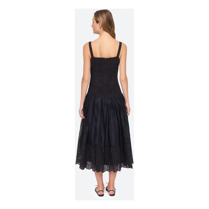 Sea NY Robe Maeve Eyelet Maxi | Bleu marine
