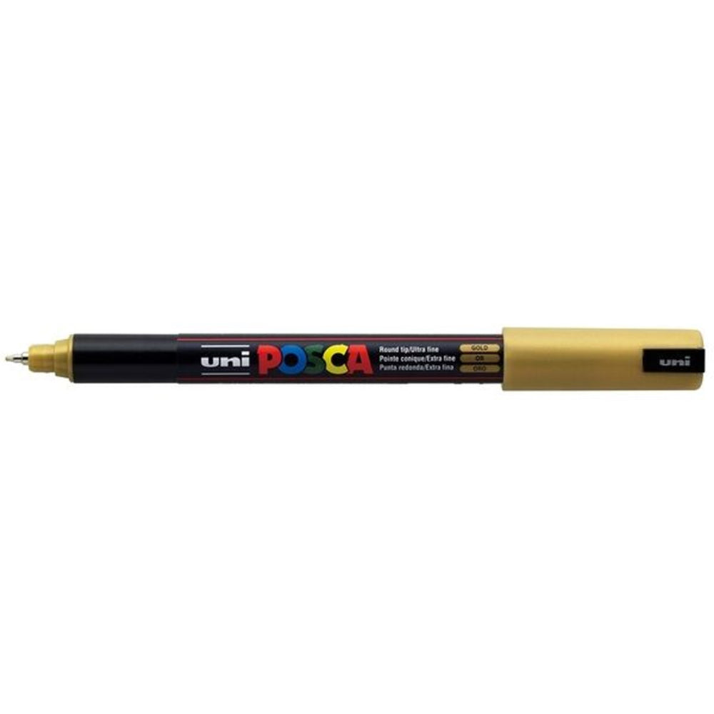 Køb Posca Uni Marker PC-1MR Guld