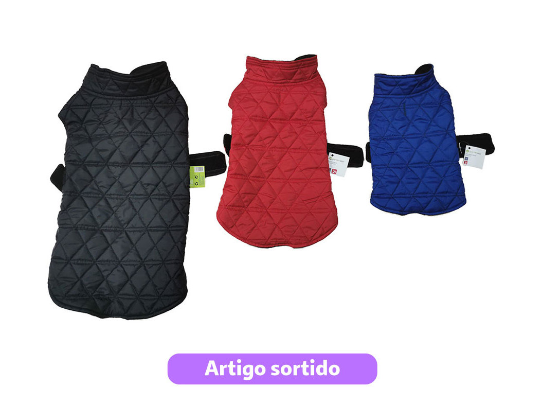 CAPA PARA CÃO TAM L CORES SORTIDAS