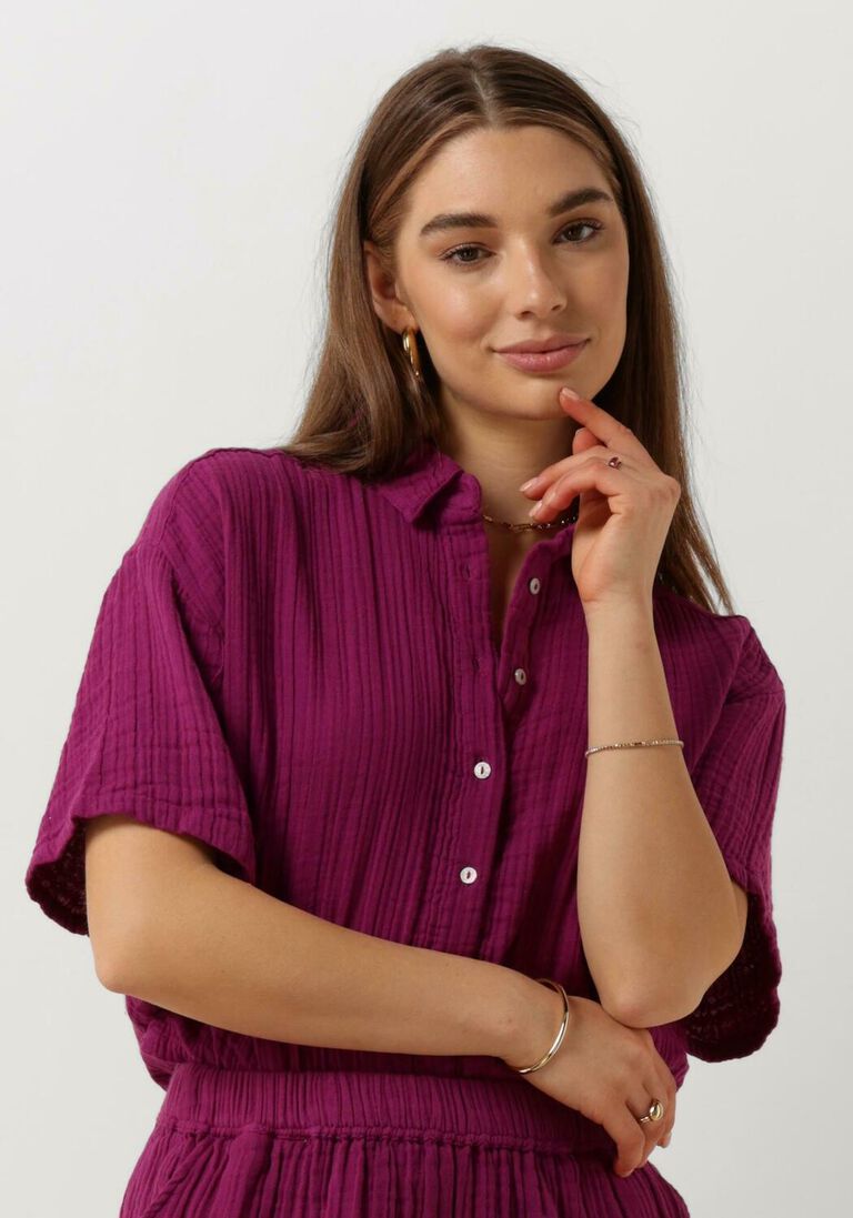 NOTRE-V paarse notre-v blouse nv-delu