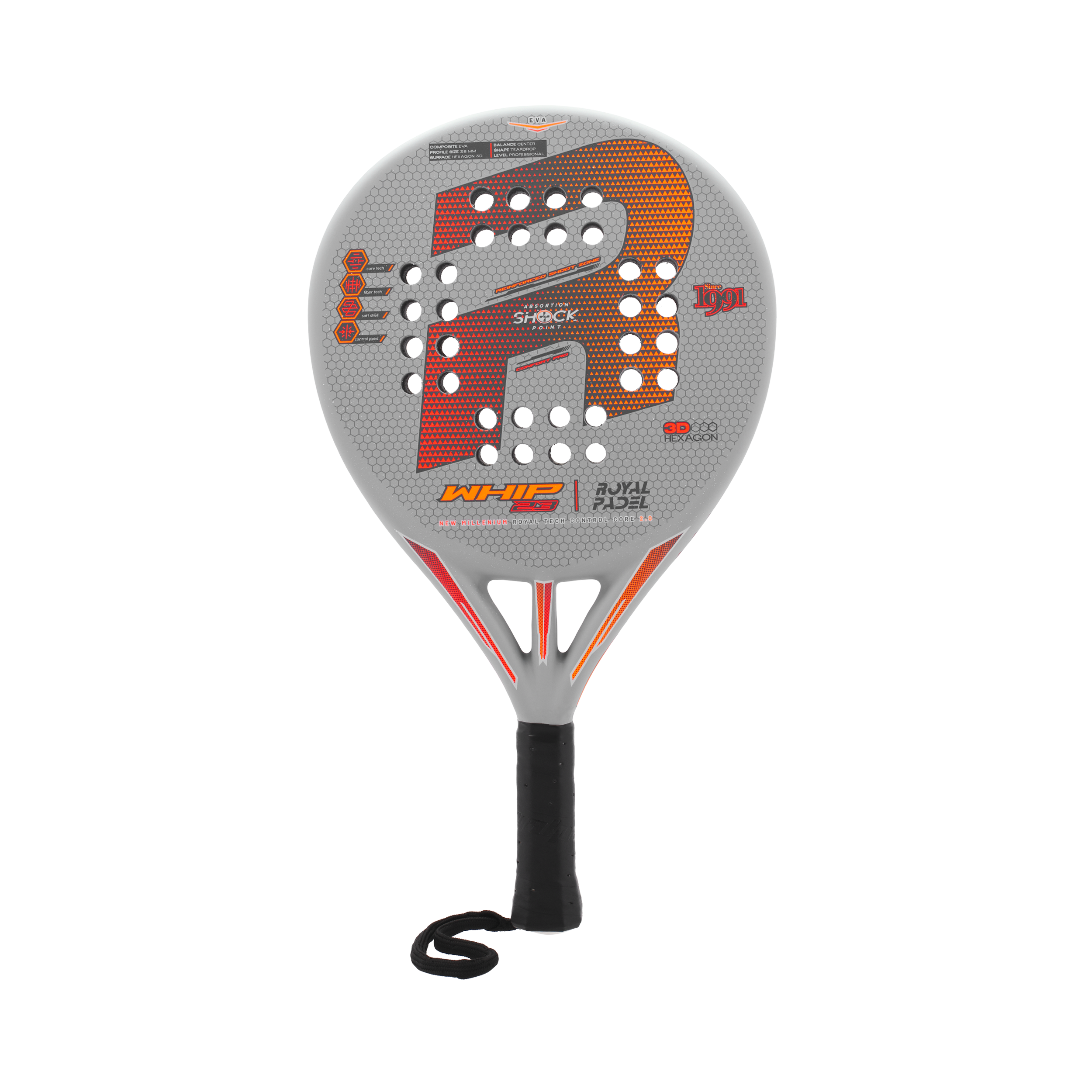 Raquete de Padel Royal Rp 790 Chicote Eva