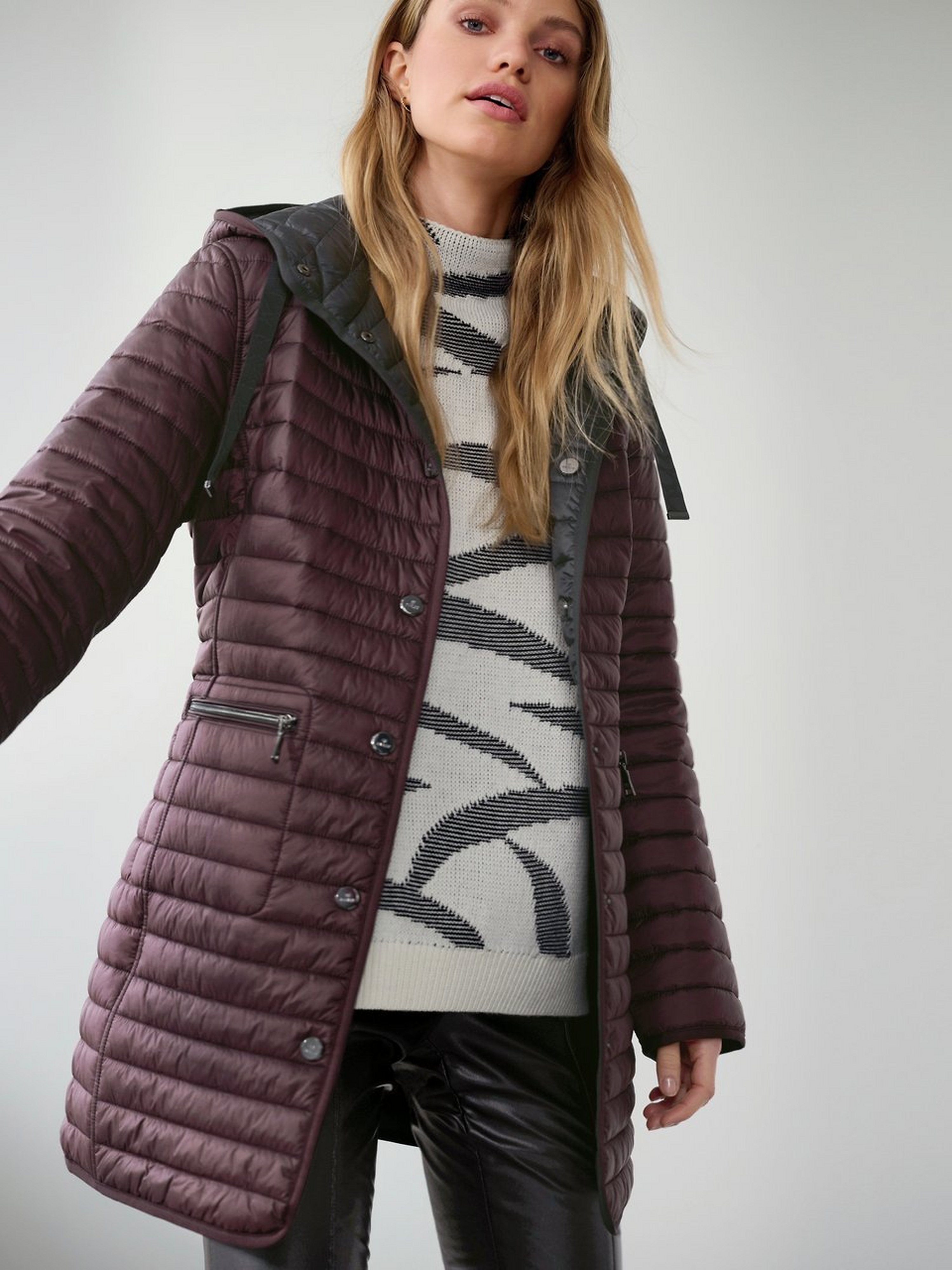 Long-Steppjacke