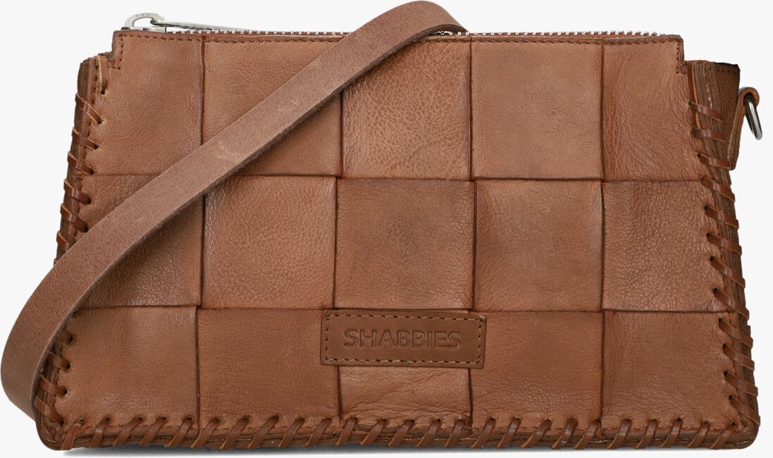SHABBIES cognac shabbies schoudertas noka