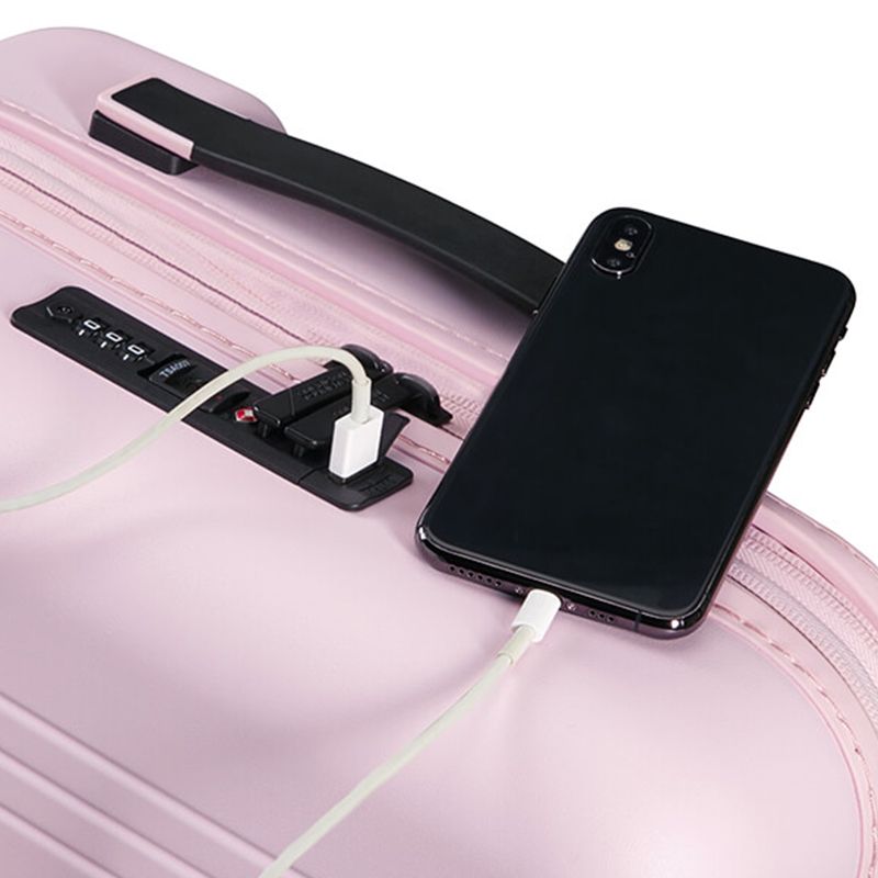 Valise cabine rigide extensible Novastream 55cm Soft Pink