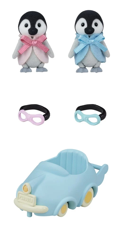 Sylvanian Families - Baby pingviner Cykel & Legesæt (5695)