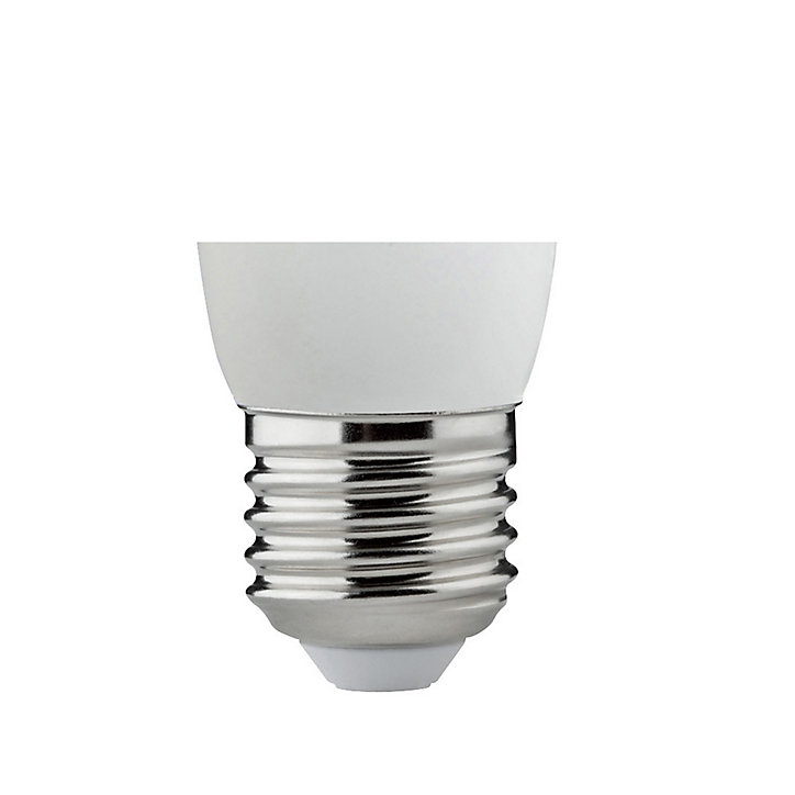 Ampoule LED flamme E27 470lm 4.2W = 40W Ø3.5cm Diall blanc chaud