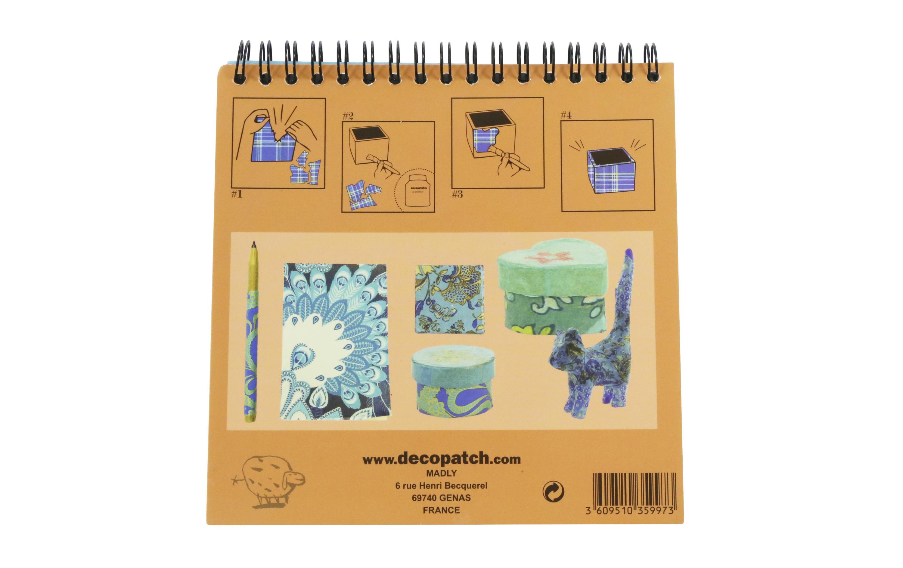 Decopatch-Papier 15 x 15 cm 48 BlattDécoupage-Papier