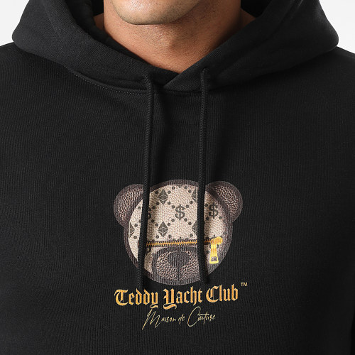 Sweat Capuche Maison Couture Beige Limited Edition Noir