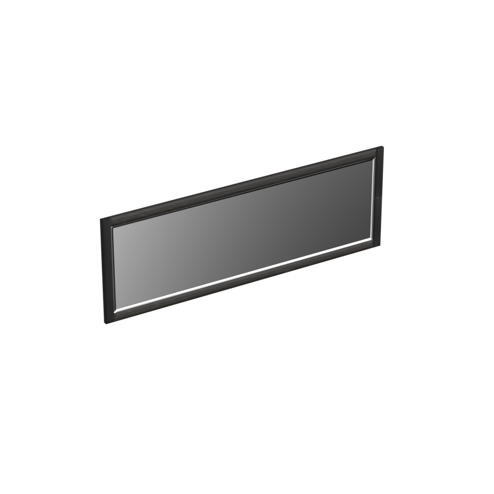 Forzalaqua Gela spiegel 140x50cm black oiled