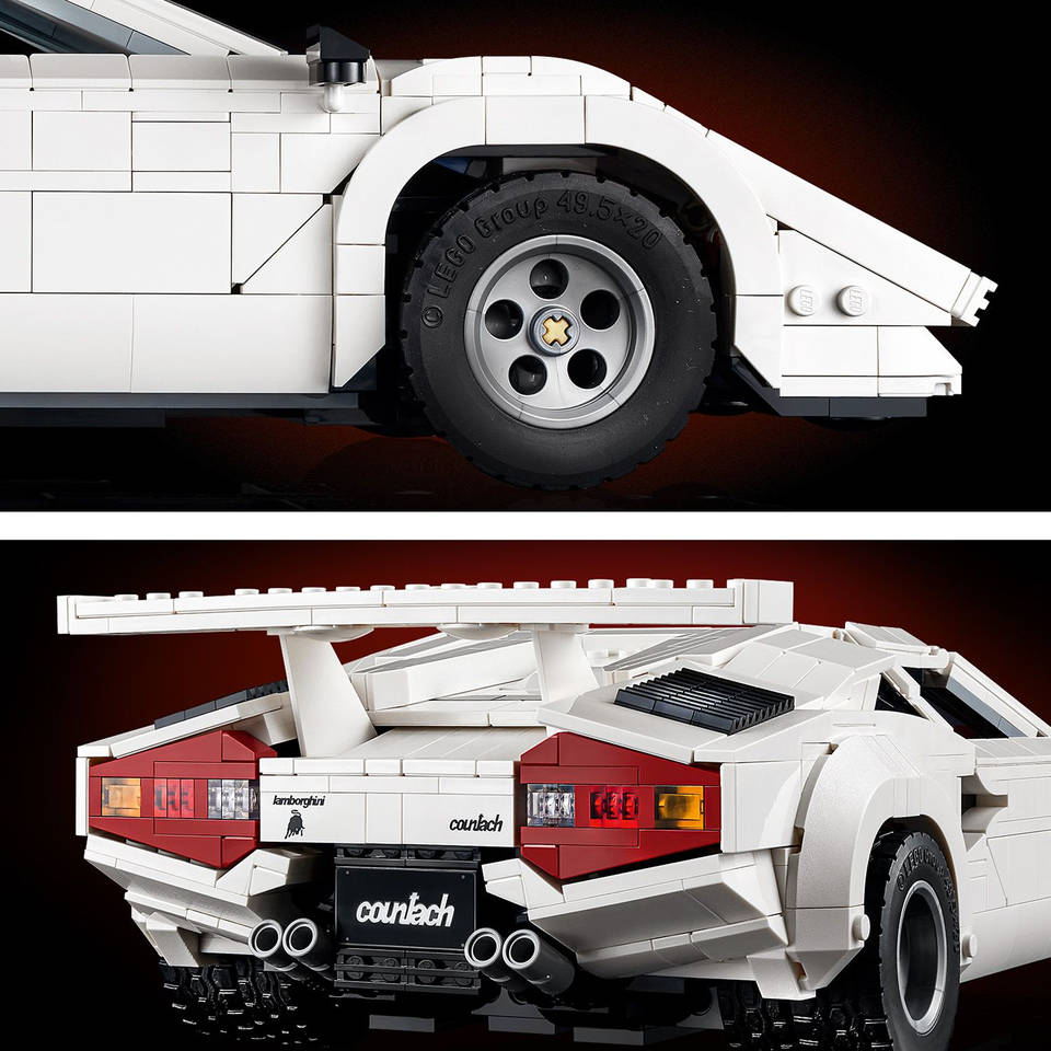 LEGO Icons Lamborghini Countach 5000 Quattrovalvole 10337