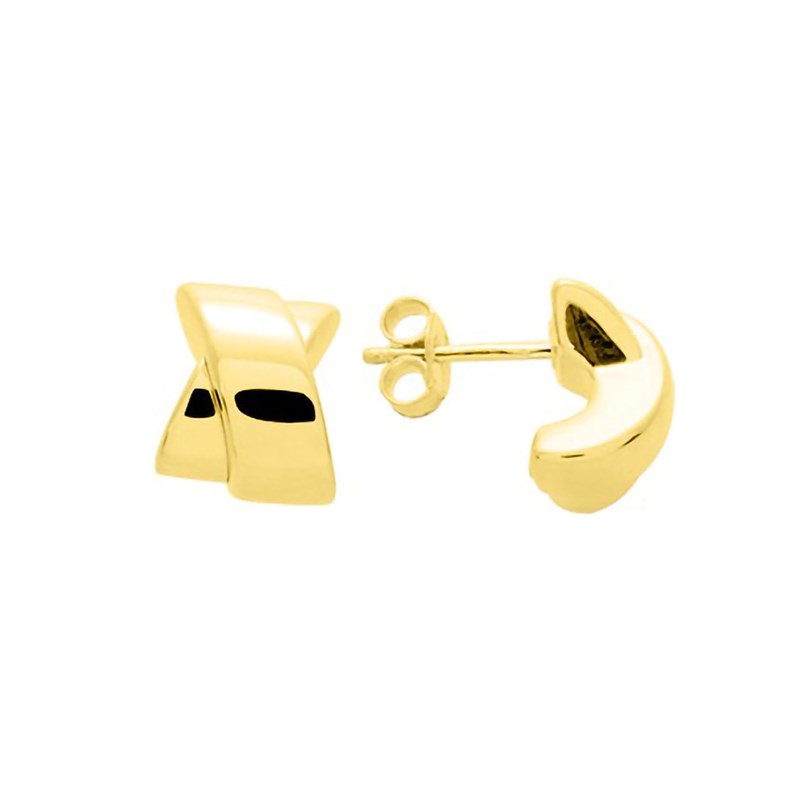 Créoles fantaisie Femme - Or 18 Carats