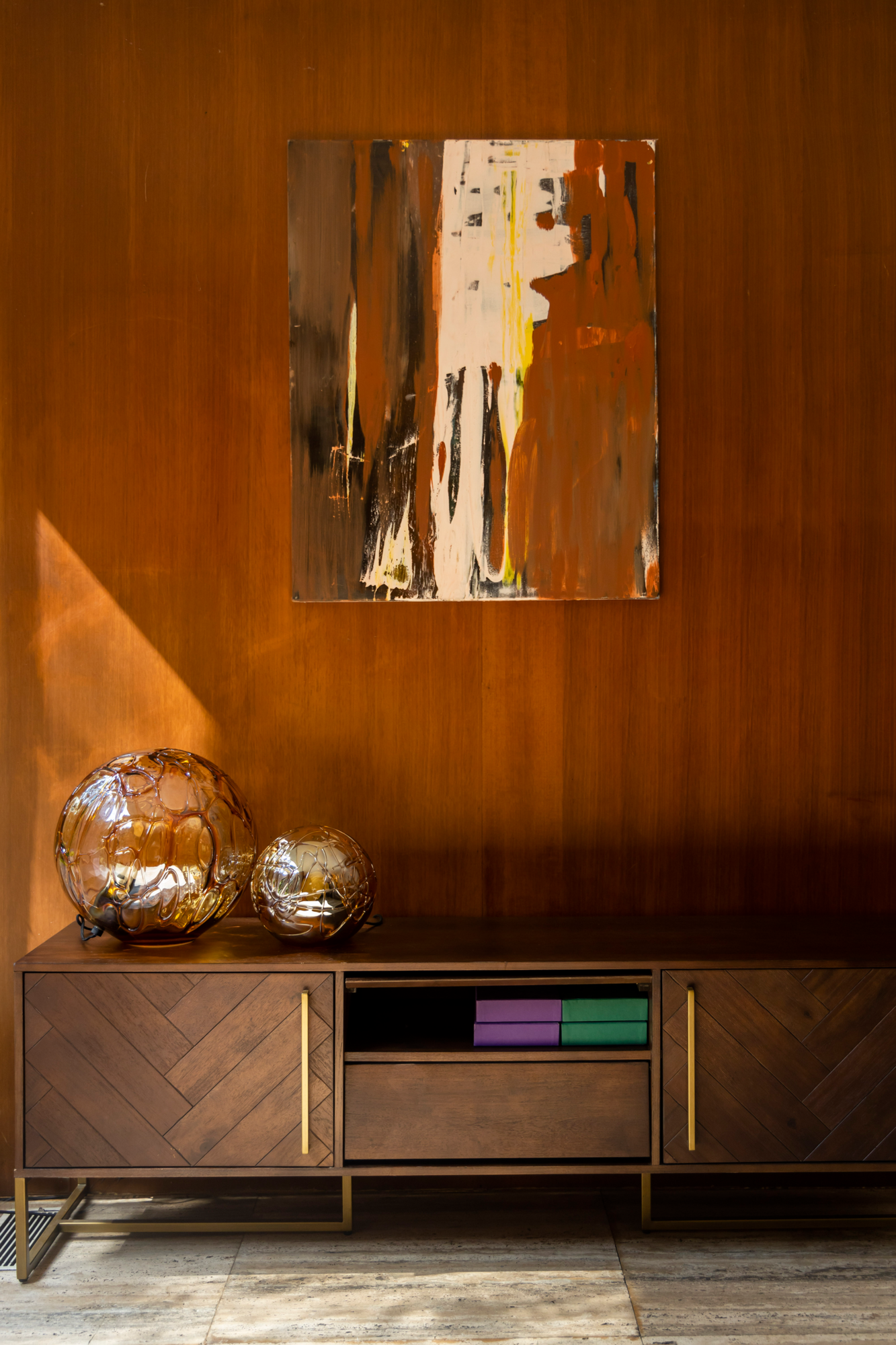 Dressoir Class laag bruin