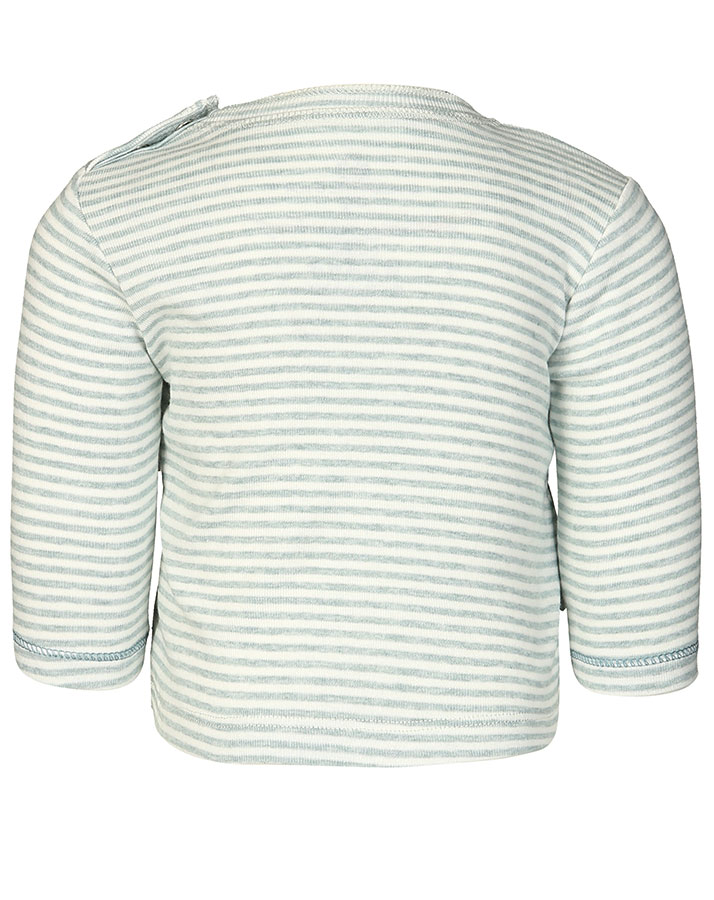 Langarm-Shirt KIRAZ gestreift in mint melange