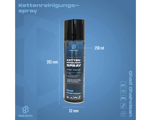 Bike Broz Fietsketting Reinigingsspray Chad Chainclean