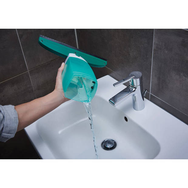 Leifheit Dry & Clean raamzuiger met inwasser en steel (43 cm) - Click System