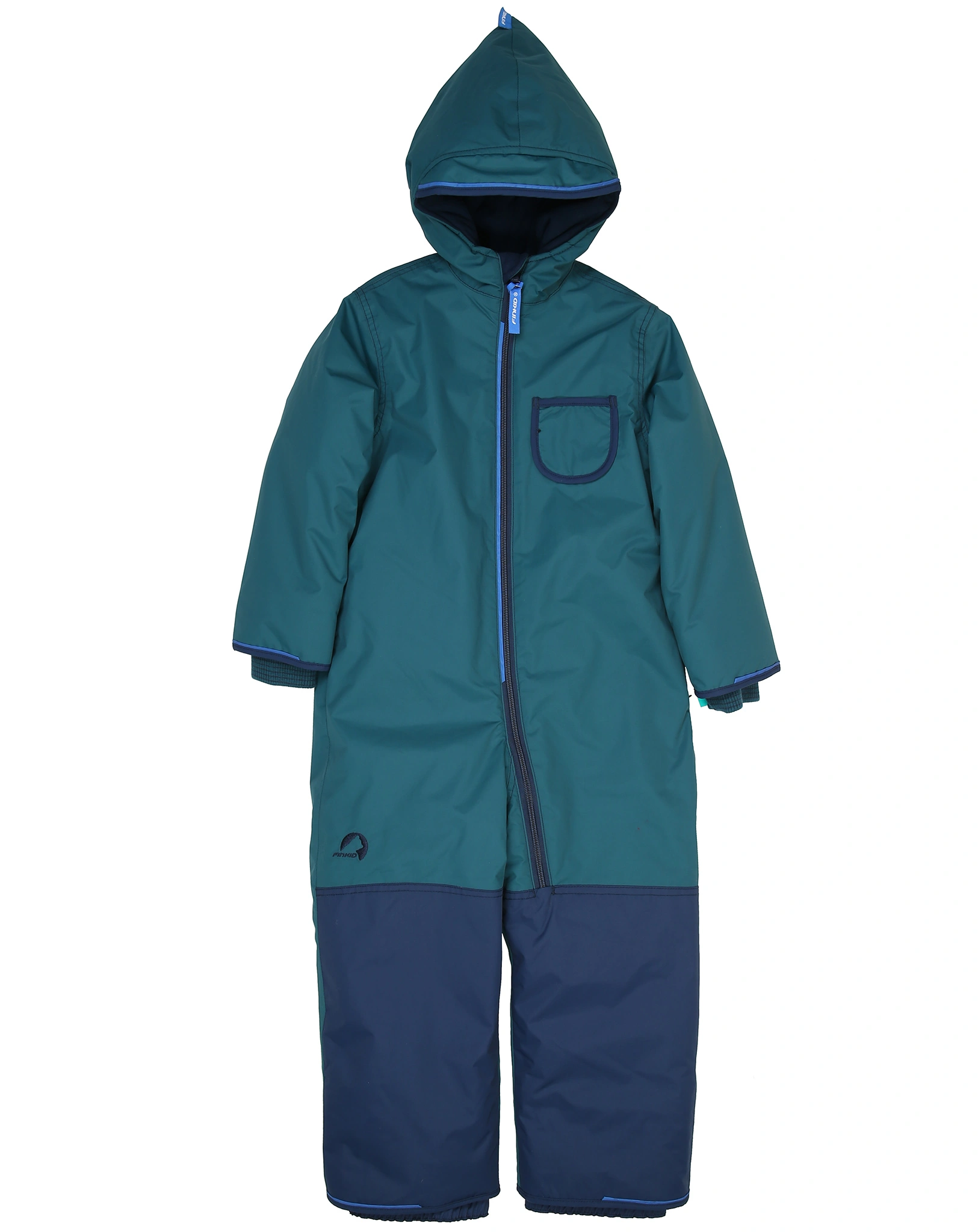 Winteroverall PIKKU WINTER SPORT mit Umschlagbündchen in deep teal/navy