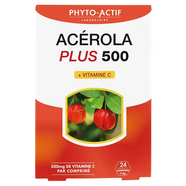 Fitoativo, Acerola Plus 500 24 comprimidos