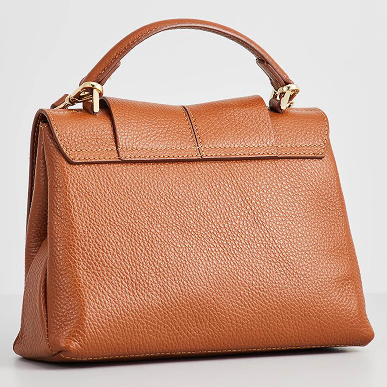 Christian Laurier Sac à main en Cuir de Vachette Jador marron -  25x18x10 cm