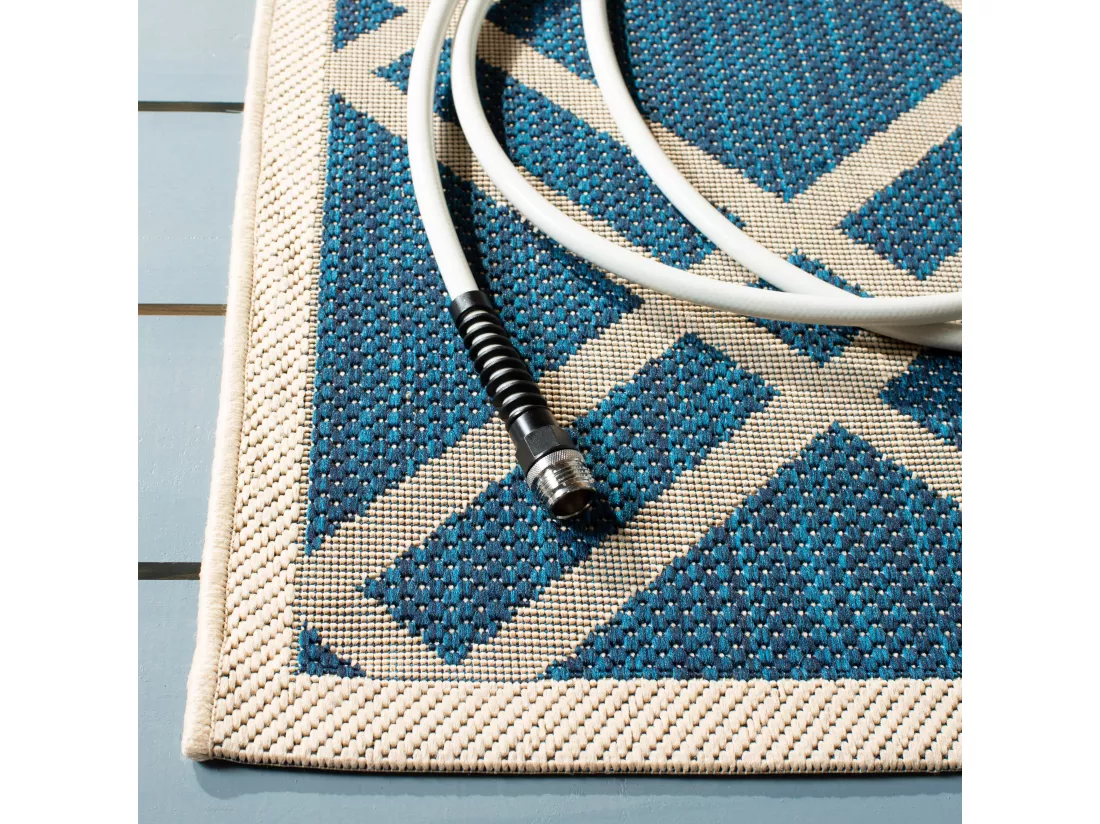 Tapis Navy & Beige 160 X 231 cm - Thalia