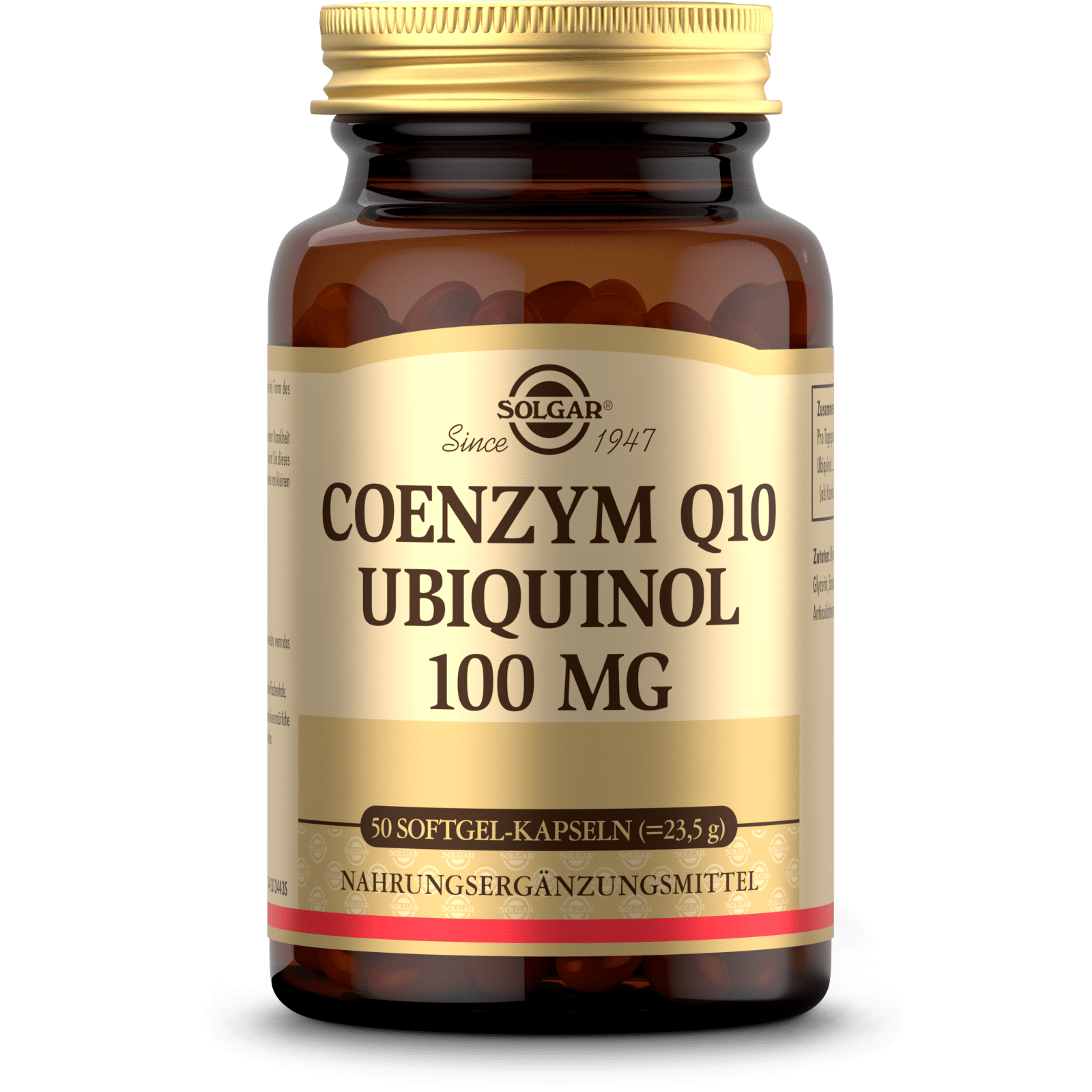 Coenzym Q10 Ubiquinol 100 mg (50 Kapseln)