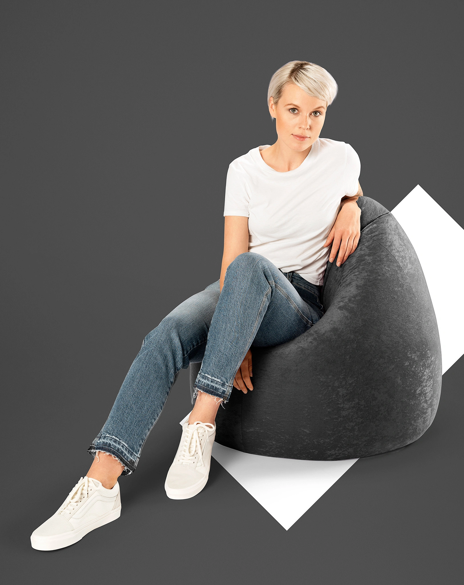 Sitzsack BeanBag EASY XL (Farbe: anthrazit)