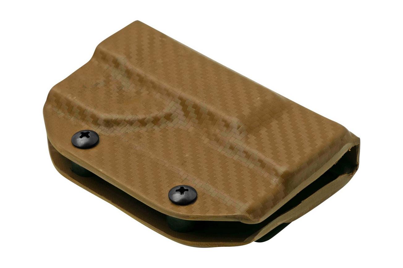 Clip And Carry Kydex Sheath Leatherman Raptor, Carbon Fiber Brown LRAPTOR-CF-BRN riemholster