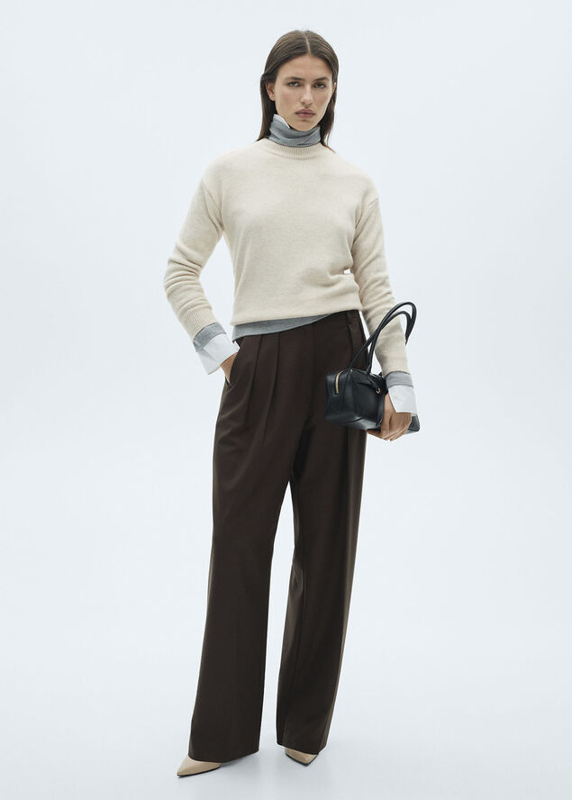 MANGO SWEATER. -- MARIANO Lt pastel brown