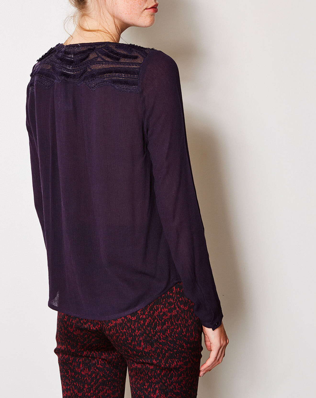 See u Soon Blouse Prune marine