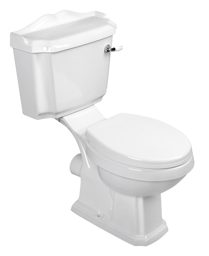 Aqualine Antik duoblok toilet keramiek wit