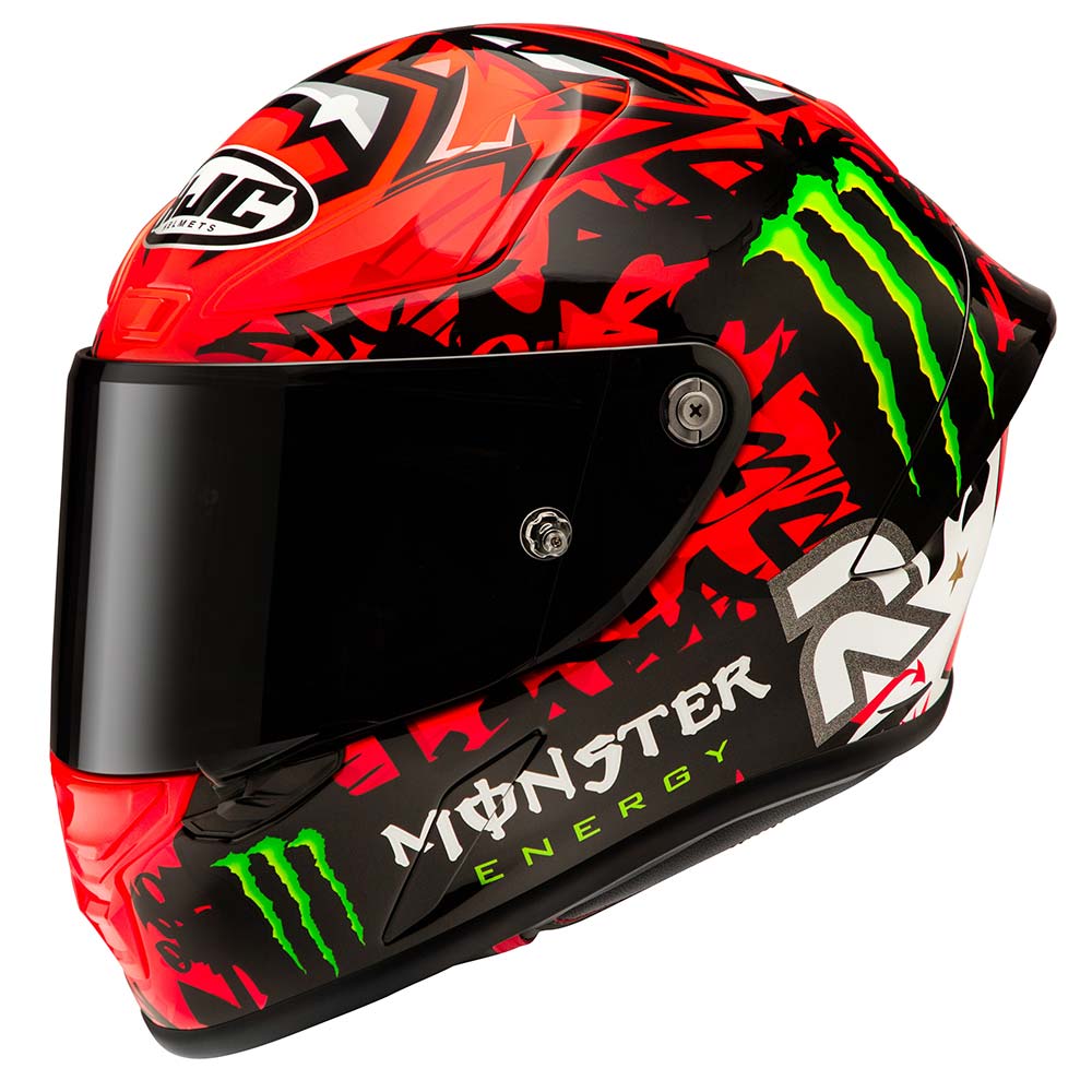 HJC - Casque RPHA 1 Quartararo Replica II MC1 / Rouge / Noir / Vert fluo / Blanc