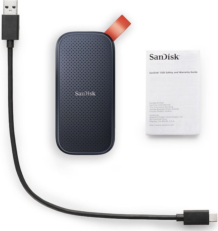 SanDisk SSD Portable - Externe SSD - USB 3.2 - 1 TB