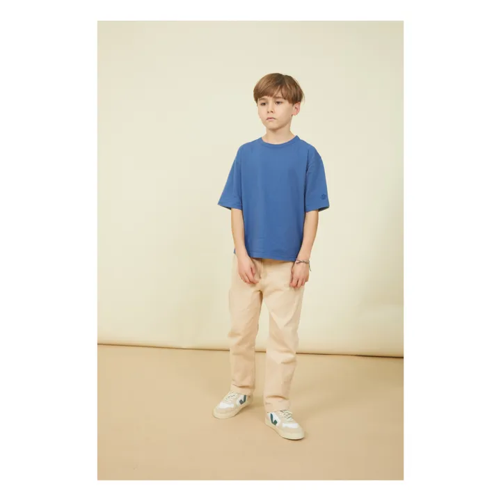 SMALLABLE BASICS T-Shirt Garçon Oversize Coton Bio | Océan