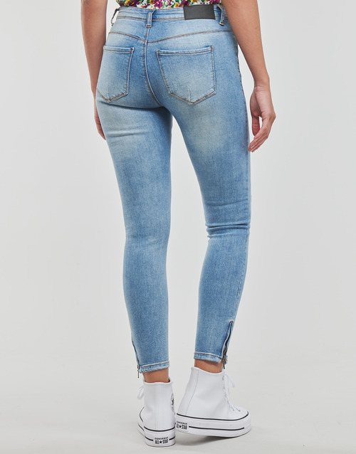 Noisy May - NMKIMMY NW ANK DEST JEANS AZ237LB NOOS - Bleu Clair