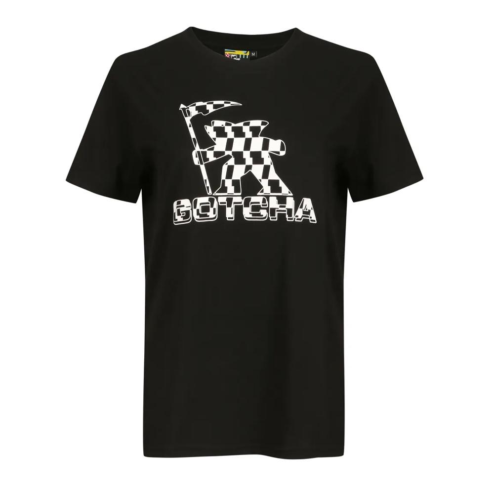 T-shirt Noir/Blanc Femme Gotcha Twist