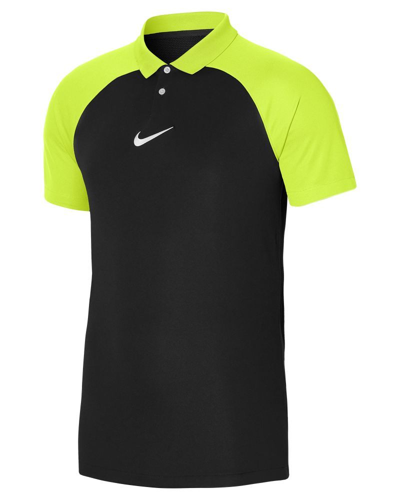 Polo Nike Academy Pro Noir & Jaune Fluo pour homme