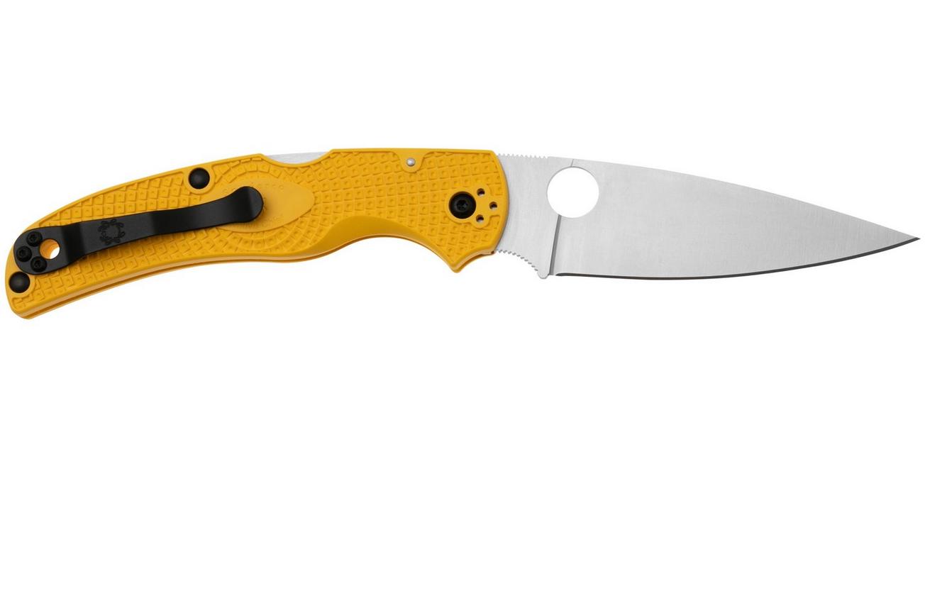 Spyderco Native Chief Salt Lightweight CPM Magnacut C244PYL Yellow FRN, zakmes