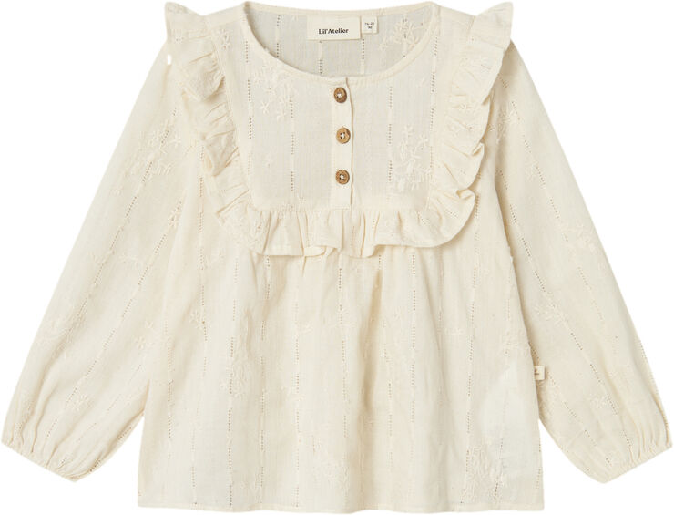 Lil' Atelier NMFRHODY LS LOOSE SHIRT LIL Turtledove