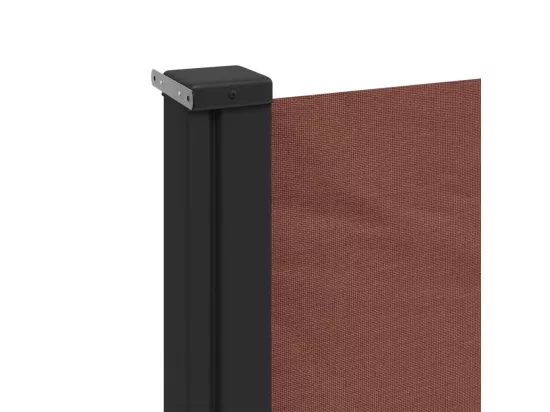 Auvent latéral rétractable marron 220x300 cm